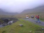 Photo of the Srahnalong river in County Mayo Ireland. Pictures of Irish whitewater kayaking and canoeing. The Shranalong with very little water.. Photo by Seanie Byrne