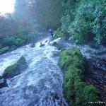  Owennashad River - ist main drop after the 3 arched bridge, photo take from under the middle arch