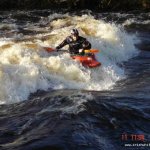 Photo of the Inny river in County Longford Ireland. Pictures of Irish whitewater kayaking and canoeing.