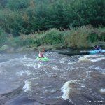  Barrow River - rapids river left or the V wier at clashganny medium - high water