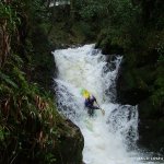  O'Sullivans Cascades River - Colin Wong on the first drop