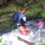 Photo of the O'Sullivans Cascades in County Kerry Ireland. Pictures of Irish whitewater kayaking and canoeing. Bring a creek boat . Photo by Colin Wong