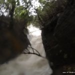 Photo of the Seanafaurrachain river in County Galway Ireland. Pictures of Irish whitewater kayaking and canoeing. Bottom Drops on high water. Photo by Barry Loughnane