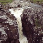  Glenacally River - First main drop.15 footer into gorge