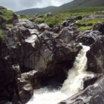  Glenacally River - Scouting the teacups. Low water