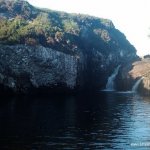 Photo of the Upper Owenglin river in County Galway Ireland. Pictures of Irish whitewater kayaking and canoeing. Hot as Balls Falls - Low/No water.. Photo by Seanie