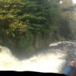 Photo of the Glenarm river in County Antrim Ireland. Pictures of Irish whitewater kayaking and canoeing.