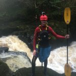 Photo of the Glenarm river in County Antrim Ireland. Pictures of Irish whitewater kayaking and canoeing.