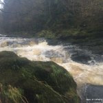 Photo of the Glenarm river in County Antrim Ireland. Pictures of Irish whitewater kayaking and canoeing.