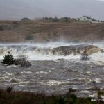  Erriff River - High water & High Winds