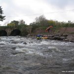  Nire River - The view of the new rapid below the bridge at hanora's cottage from river right just down stream