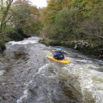  Nire River - the view toward the bends through the little gorge that follow the main rapid