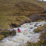  Caher River - Another high water day with the river at its best. 

Paddler Barry Loughnane