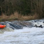  Kings River River - Big weir rive center left line in high water