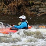 Photo of the Boyne river in County Meath Ireland. Pictures of Irish whitewater kayaking and canoeing.