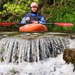 Photo of the Liffey river in County Dublin Ireland. Pictures of Irish whitewater kayaking and canoeing. http://www.flickr.com/photos/alituv/sets/72157617952125780/. Photo by tuvik@vodafone.ie