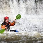 Photo of the Liffey river in County Dublin Ireland. Pictures of Irish whitewater kayaking and canoeing. http://www.flickr.com/photos/alituv/sets/72157617952125780/. Photo by tuvik@vodafone.ie