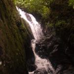 Photo of the Seanafaurrachain river in County Galway Ireland. Pictures of Irish whitewater kayaking and canoeing. Last drop.This drop falls directly into a headwall and is then followed a tight chute with possible pin potential. Photo by Graham Clarke