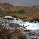 Photo of the Owenroe river in County Kerry Ireland. Pictures of Irish whitewater kayaking and canoeing.