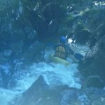 Photo of the Coomeelan Stream in County Kerry Ireland. Pictures of Irish whitewater kayaking and canoeing. Between first and second bridges. Photo by Daith