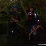 Photo of the Coomeelan Stream in County Kerry Ireland. Pictures of Irish whitewater kayaking and canoeing. Lumberjacks. Photo by Daith