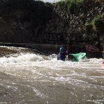 Photo of the Deel river in County Limerick Ireland. Pictures of Irish whitewater kayaking and canoeing. Photo by ULKC