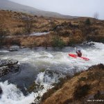 Photo of the Owenroe river in County Kerry Ireland. Pictures of Irish whitewater kayaking and canoeing. 30/03/08.. Photo by D O C.