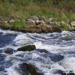  Suck River - Close up of small wave on final drop. 