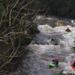 Photo of the Upper Flesk/Clydagh river in County Kerry Ireland. Pictures of Irish whitewater kayaking and canoeing. 27/12/07. Photo by D O C.