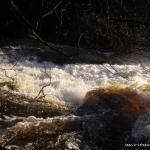 Photo of the Upper Flesk/Clydagh river in County Kerry Ireland. Pictures of Irish whitewater kayaking and canoeing. Curler on top down on the slide. I wonder has anyone every kickflipped or wave wheeled it...:) Something to have a look at the next time your out!!!. Photo by Tom O D