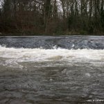  Six Mile Water River - 1st Weir, medium flow