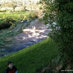 Photo of the Clare River Milltown in County Galway Ireland. Pictures of Irish whitewater kayaking and canoeing. 6/11/11. Photo by lg