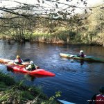 Photo of the Clare River Milltown in County Galway Ireland. Pictures of Irish whitewater kayaking and canoeing. 6/11/11. Photo by lg