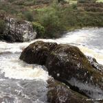 Photo of the Upper Bandon river in County Cork Ireland. Pictures of Irish whitewater kayaking and canoeing. Top of big drop. Photo by JohnMcCarthy