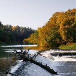 Photo of the Boyne river in County Meath Ireland. Pictures of Irish whitewater kayaking and canoeing. Carrickdexter. The Big A. Photo by Bas