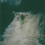 Photo of the Ilen river in County Cork Ireland. Pictures of Irish whitewater kayaking and canoeing. castledonovan cascade. Photo by dave g