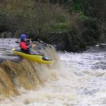  Ennistymon Falls River - Eoin O'R on one of the drops