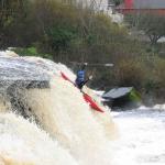  Ennistymon Falls River - Brian Duggan, showing off!