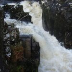 Photo of the Owbeg river in County Kerry Ireland. Pictures of Irish whitewater kayaking and canoeing. first slot. Photo by dave g