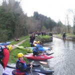 Photo of the Barrow river in County Carlow Ireland. Pictures of Irish whitewater kayaking and canoeing. get on at clashganny just above the loch gate beside the car park. Photo by michael flynn
