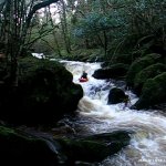  Glensheelan River - kevin just after the slab drop