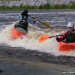 Photo of the Nore river in County Kilkenny Ireland. Pictures of Irish whitewater kayaking and canoeing. Kilkenny. Photo by Patrick mccormack