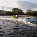  Nore River - Low water at Green's Bridge Weir