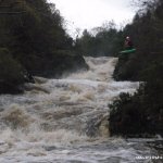  Mayo Clydagh River - the drop on the upper