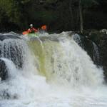 Photo of the Pollanassa (Mullinavat falls) river in County Kilkenny Ireland. Pictures of Irish whitewater kayaking and canoeing. Photo by Patrick mccormack