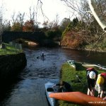 Photo of the Clare River Milltown in County Galway Ireland. Pictures of Irish whitewater kayaking and canoeing. 6/11/11. Photo by lg