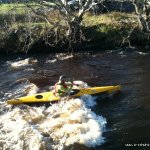 Photo of the Clare River Milltown in County Galway Ireland. Pictures of Irish whitewater kayaking and canoeing. 6/11/11. Photo by lg