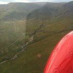 Photo of the Mahon river in County Waterford Ireland. Pictures of Irish whitewater kayaking and canoeing. The upper reaches of the river immediately below the falls as seen from Rescue 117 (photo from their facebook page). Photo by Michael Flynn