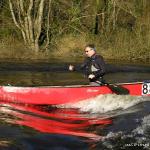 Photo of the Nore river in County Kilkenny Ireland. Pictures of Irish whitewater kayaking and canoeing. Small wave just after ring road bridge in kk. Photo by Patrick mccormack