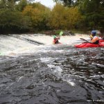  River Roe River - 1st weir with shoot in centre (low water)